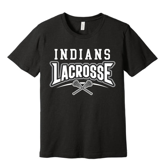 Indians Lacrosse T-Shirt – Short or Long Sleeve | Unisex