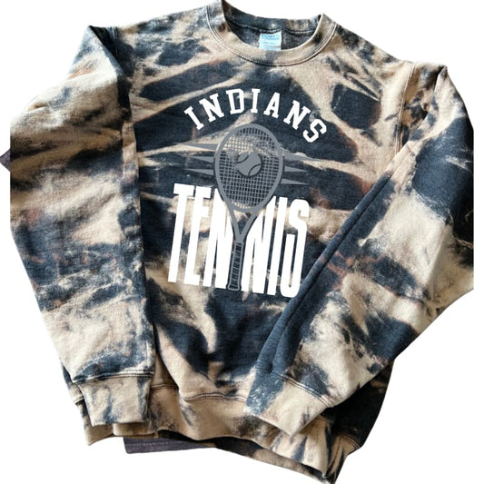 Indians Tennis Tie‑Dye Sweatshirt (Crewneck & Hoodie)