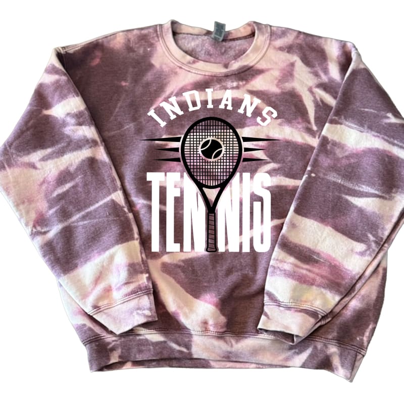 Indians Tennis Tie‑Dye Sweatshirt (Crewneck & Hoodie)