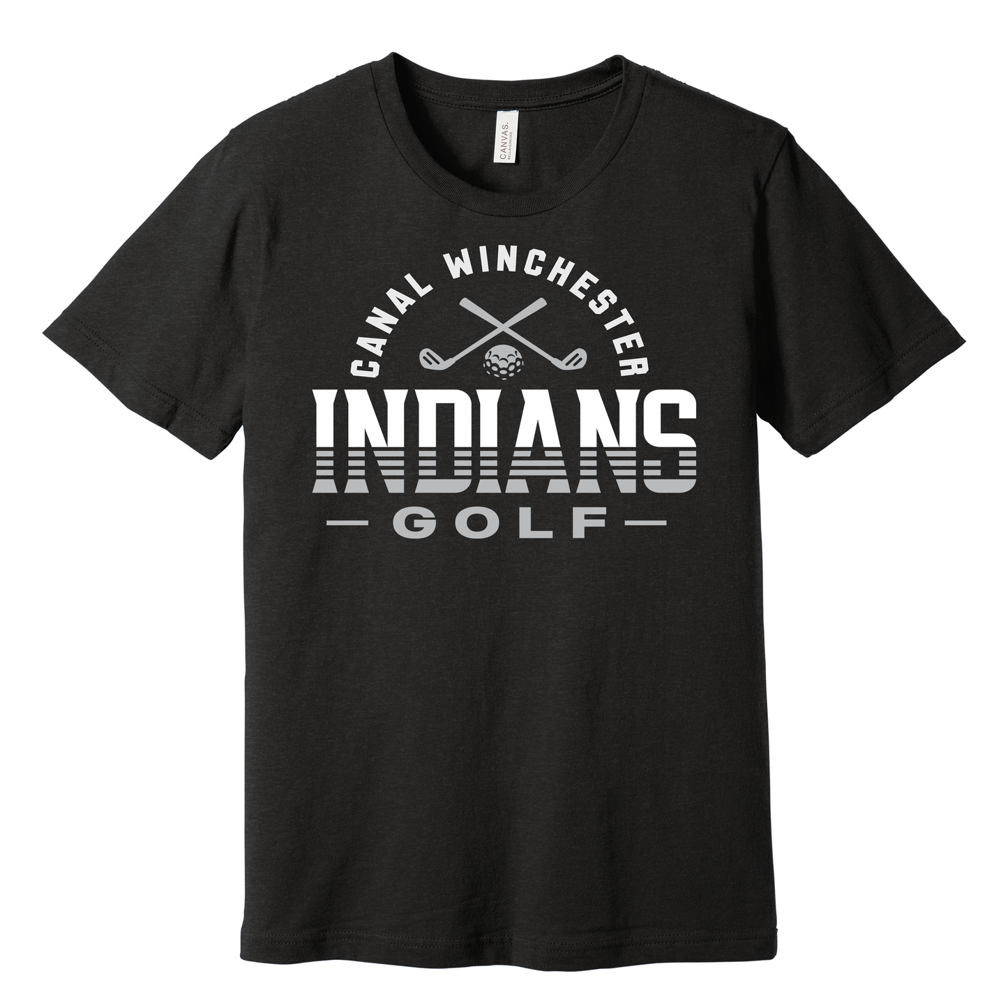 Canal Winchester Indians Golf T-Shirt – Golf Club Graphic Tee | Available in Grey, Black & Maroon