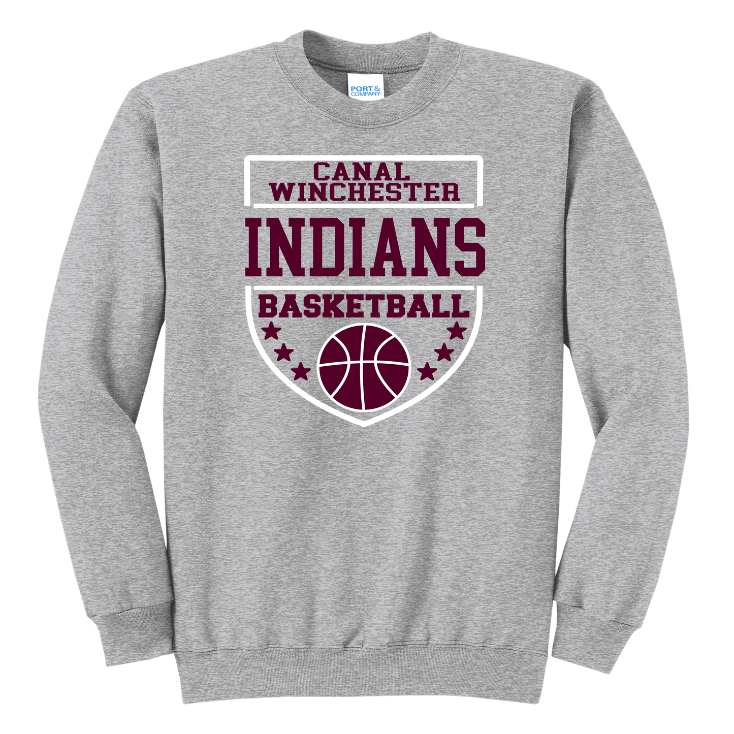 Indians Stars Basketball Sweatshirt – Canal Winchester