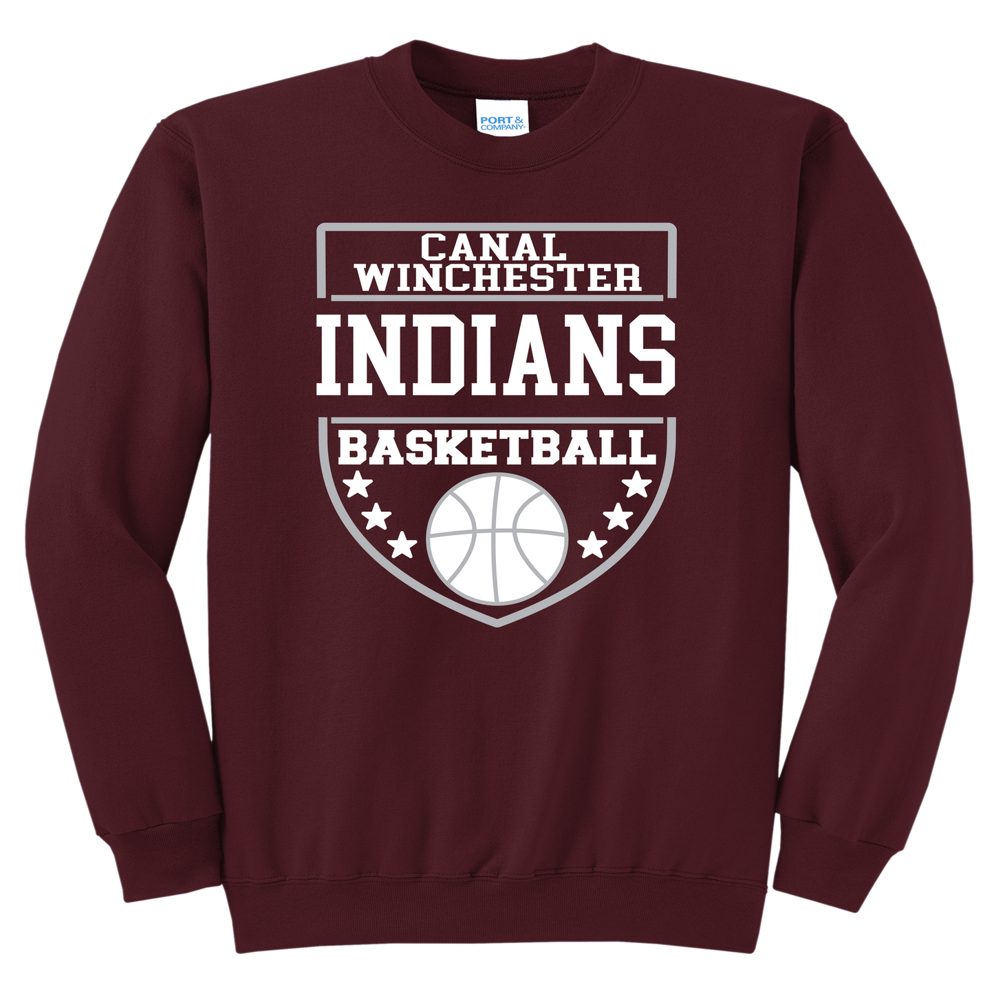 Indians Stars Basketball Sweatshirt – Canal Winchester