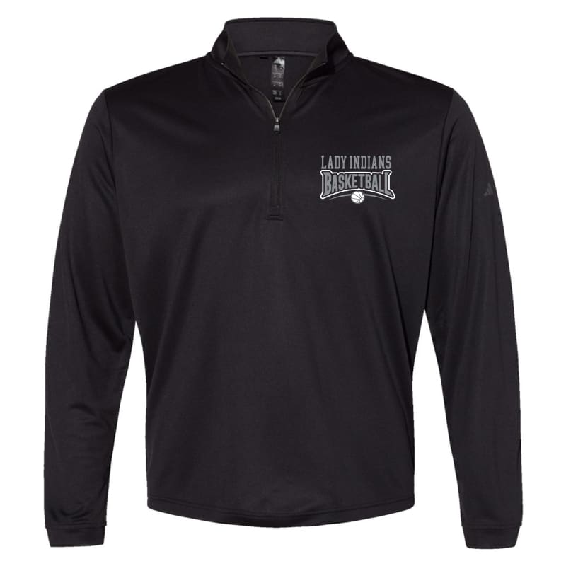 Lady Indians Basketball Adidas Quarter-Zip Dri-Fit Pullover
