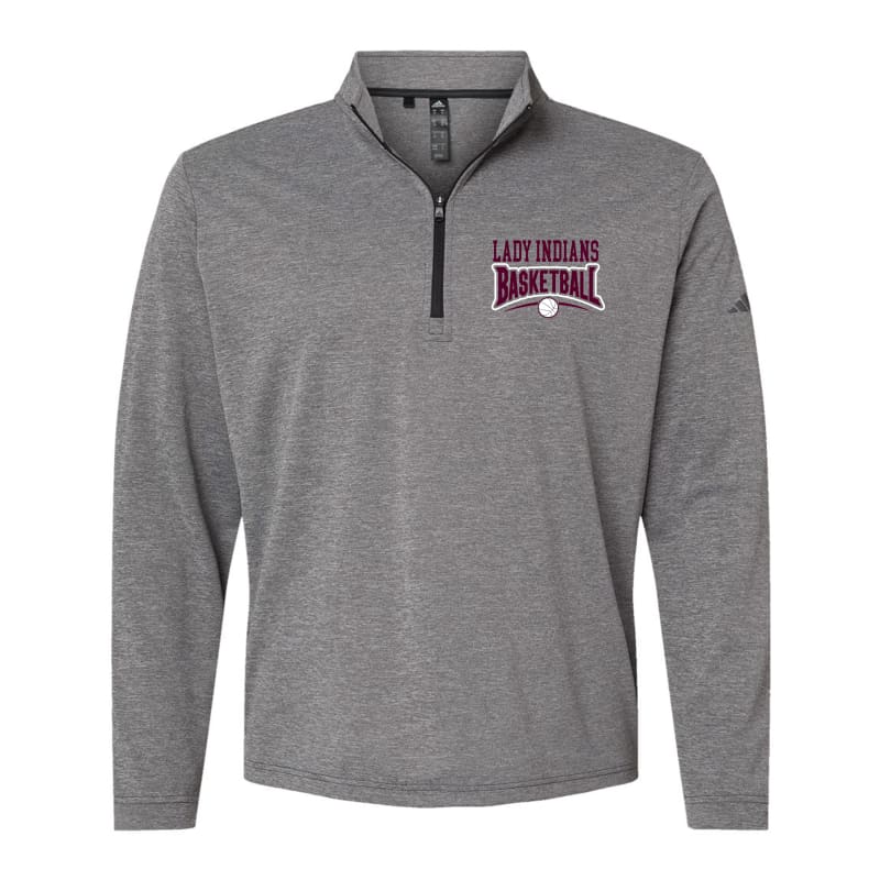 Lady Indians Basketball Adidas Quarter-Zip Dri-Fit Pullover