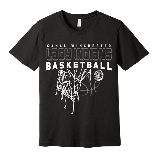 Lady Indians Net Basketball Tee – Canal Winchester Ohio
