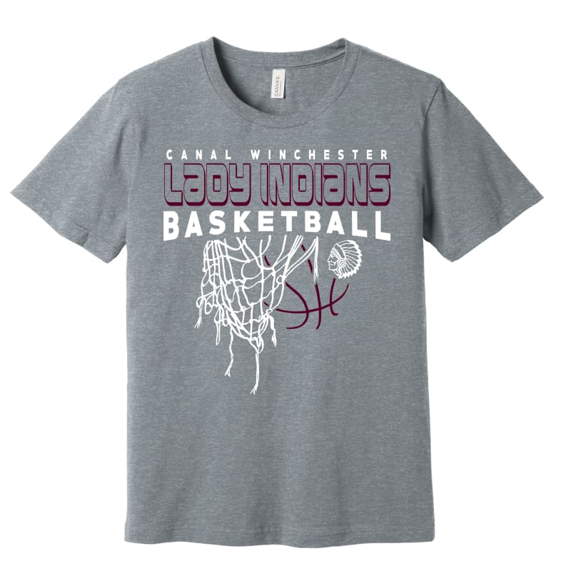 Lady Indians Net Basketball Tee – Canal Winchester Ohio