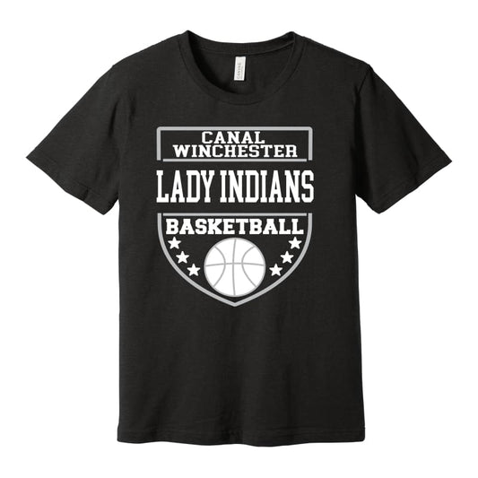 Lady Indians Stars Basketball Tee – Canal Winchester Ohio