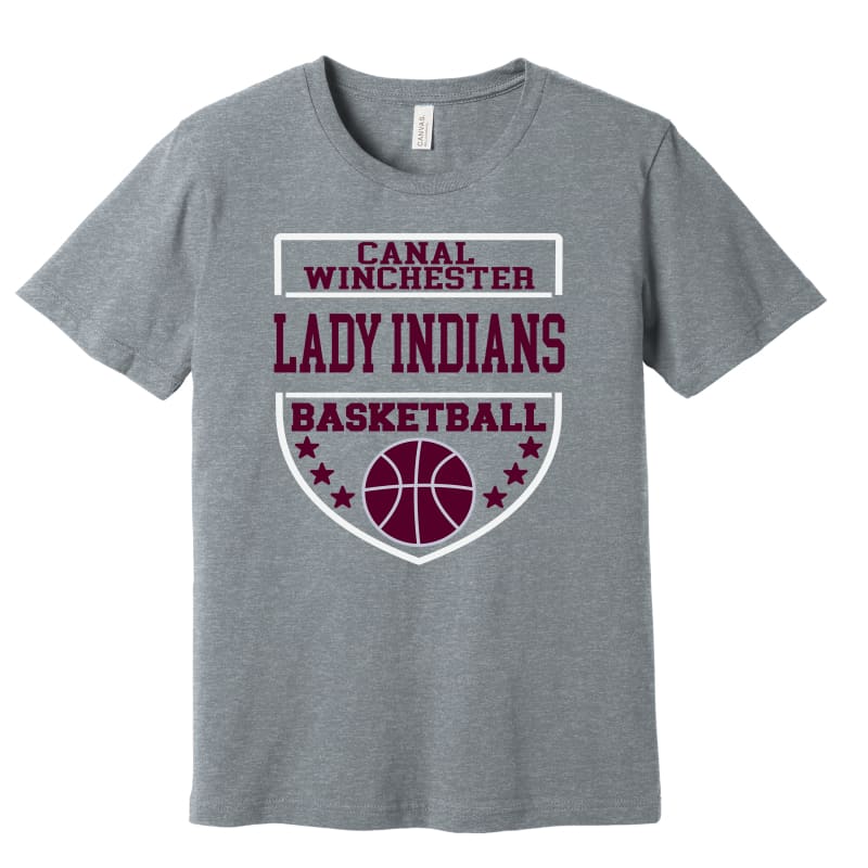 Lady Indians Stars Basketball Tee – Canal Winchester Ohio