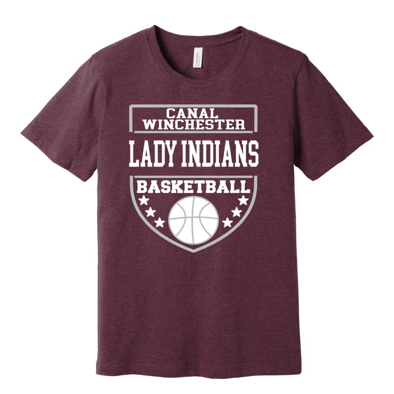 Lady Indians Stars Basketball Tee – Canal Winchester Ohio