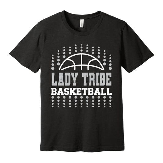 Lady Tribe Basketball Dots Tee – Canal Winchester - Small