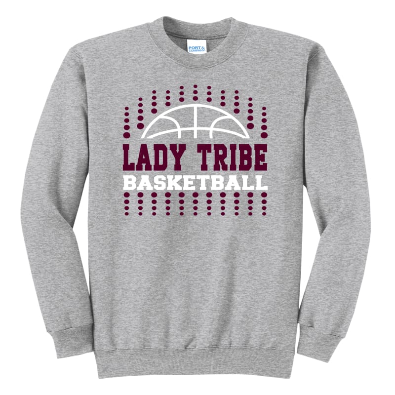 Lady Tribe Basketball Dotted Sweatshirt – Canal Winchester