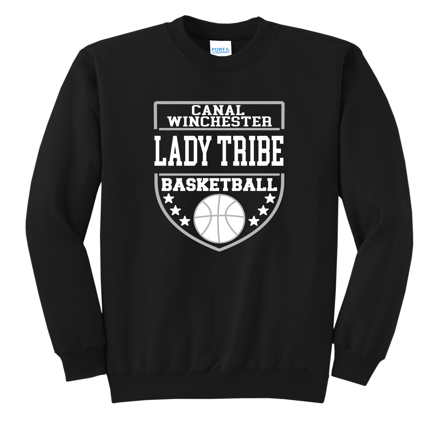 Lady Tribe Stars Basketball Sweatshirt – Canal Winchester