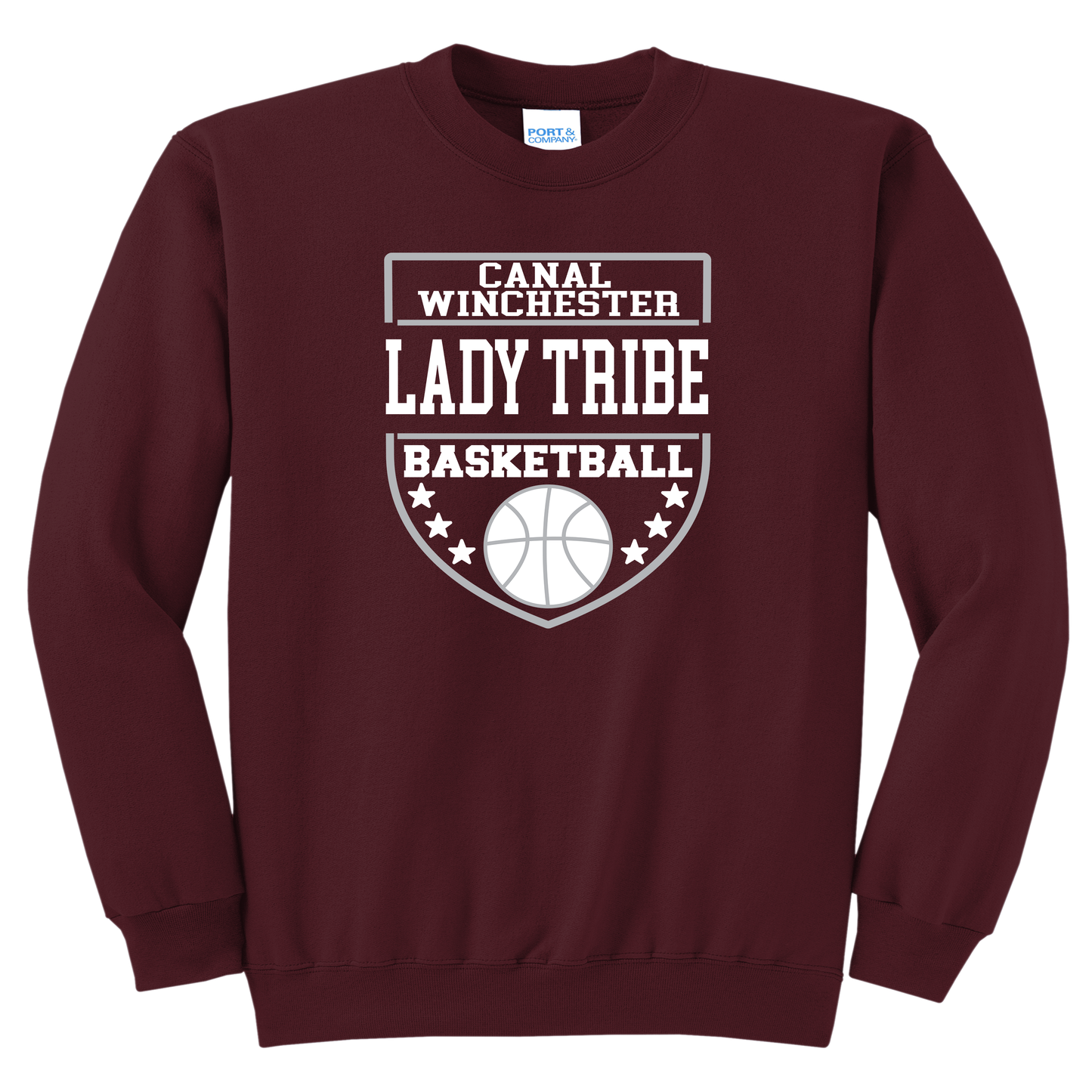 Lady Tribe Stars Basketball Sweatshirt – Canal Winchester