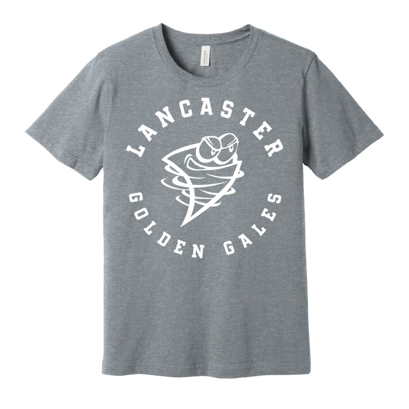 Lancaster Golden Gales Tee – Youth S to Adult 3XL | Grey