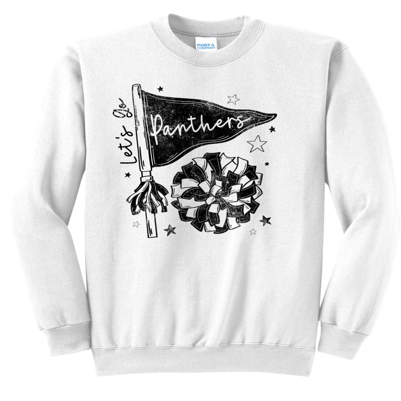 🖤 Let’s Go Panthers Cheer Sweatshirt – Pickerington Ohio