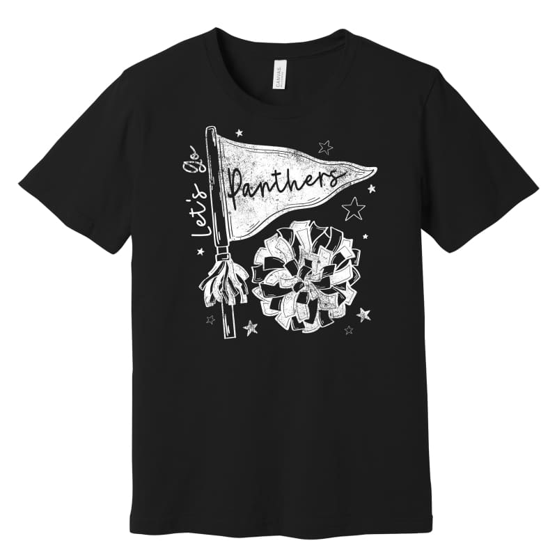 🏳️‍🌟 Let’s Go Panthers Cheer T-Shirt – Pickerington Ohio