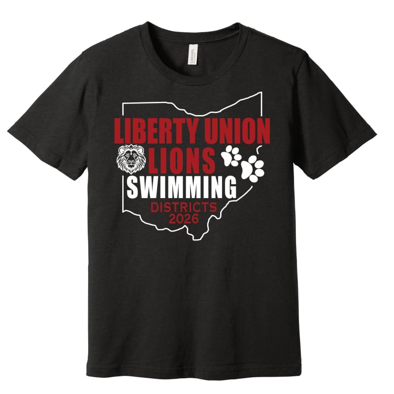Liberty Union Swimming Districts Comfort Colors Tee
