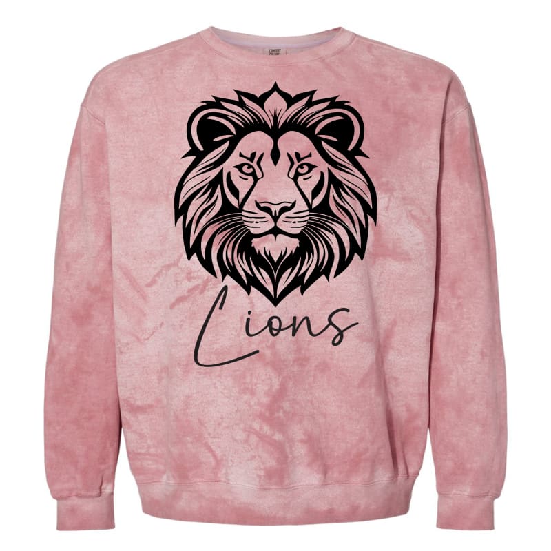 Lions Head with Paw Tracks - Clothing