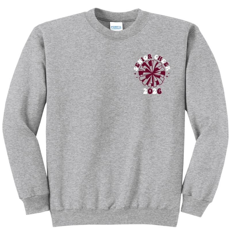 🎓 My Last Cheer Season Senior 2026 Sweatshirt / Hoodie –