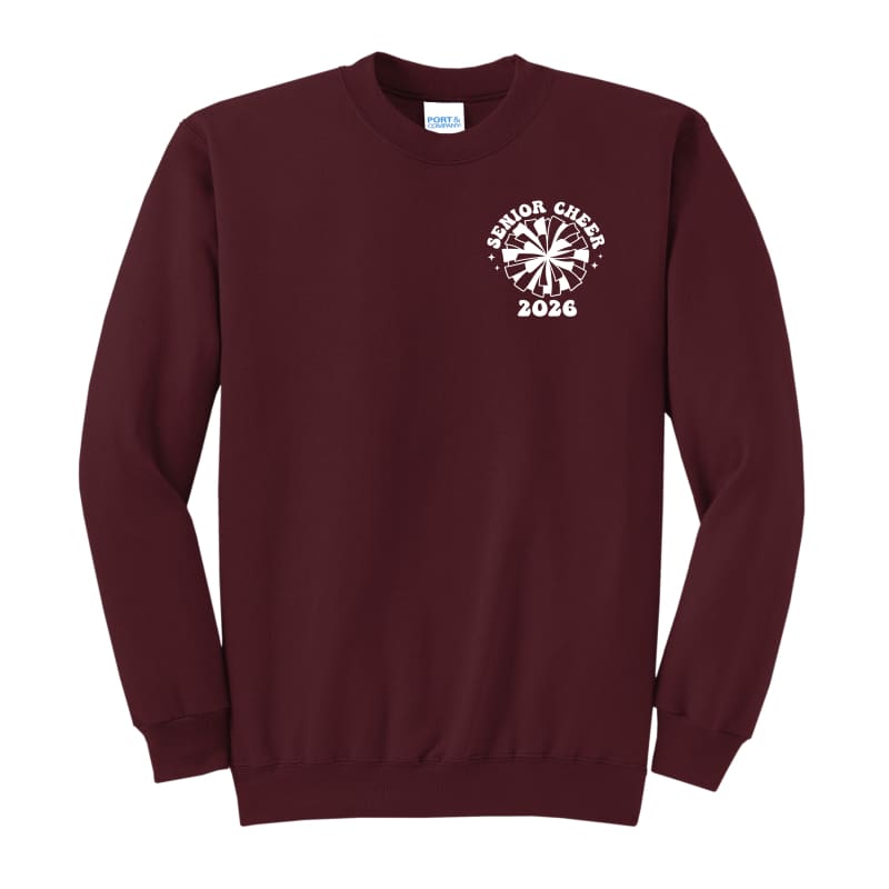 🎓 My Last Cheer Season Senior 2026 Sweatshirt / Hoodie –