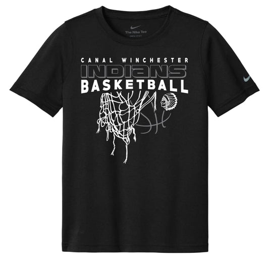 Nike Dri-FIT Indians Basketball Tee – Maroon Black Grey