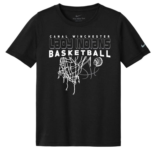 Nike Dri-FIT Lady Indians Basketball Tee – Maroon - Small