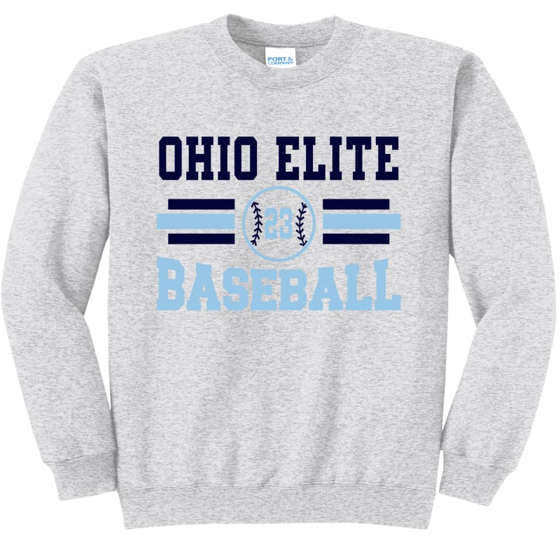 Ohio Elite Baseball Crewneck Sweatshirt – Team Fan Apparel