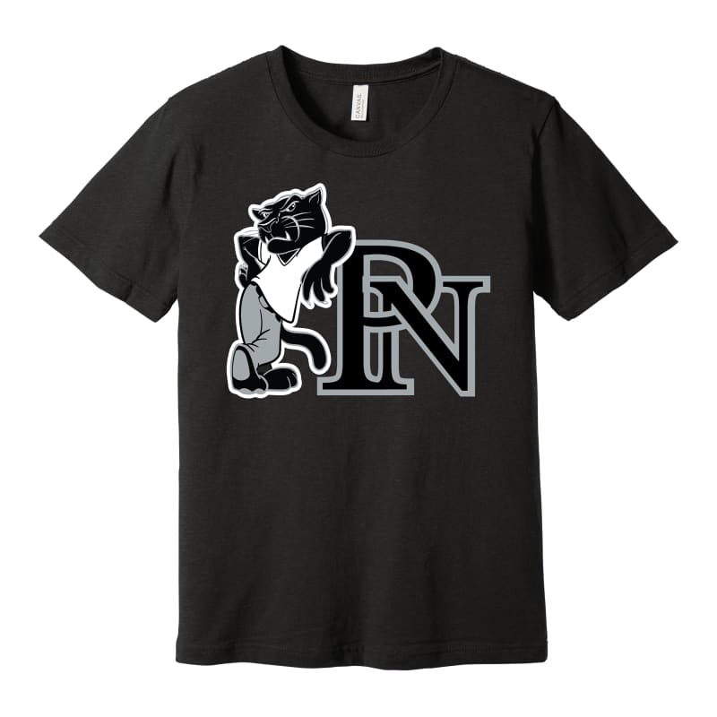 Panther Leaning PN Tee - Small / Black / Short - Clothing
