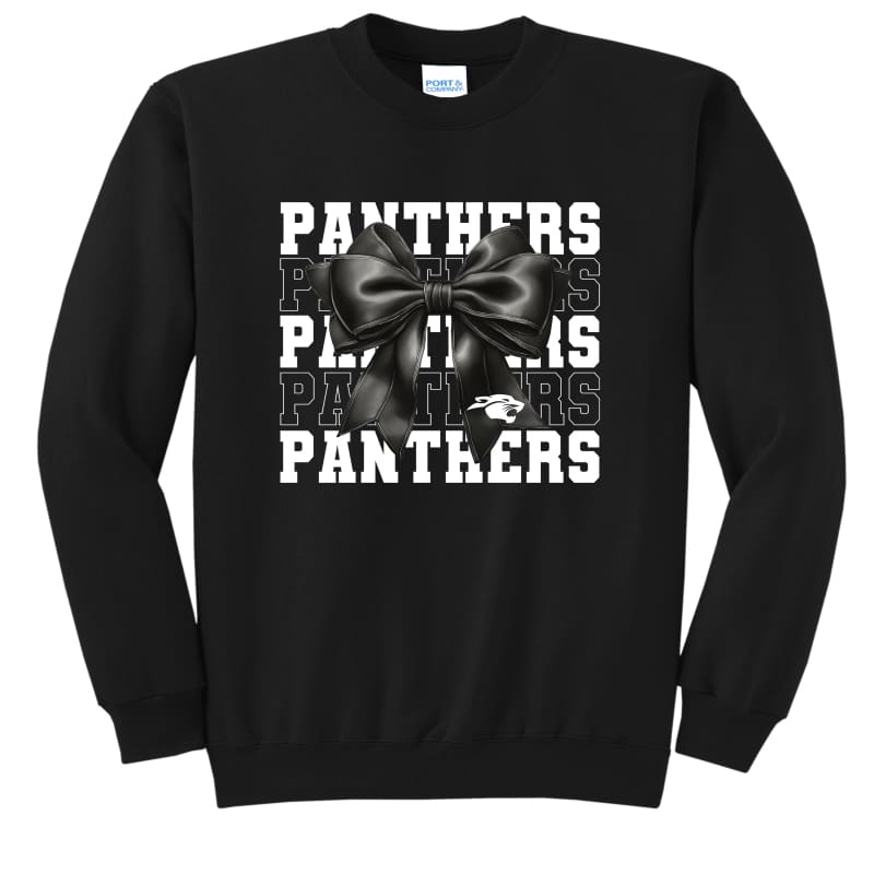 🏆 Panthers Bow Cheer Sweatshirt – Pickerington Ohio Spirit