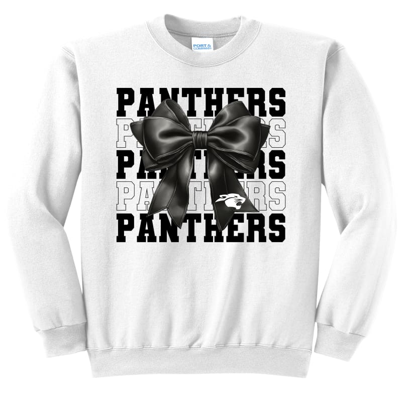🏆 Panthers Bow Cheer Sweatshirt – Pickerington Ohio Spirit