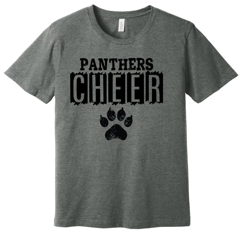 🖤 Panthers Cheer Paw Print T-Shirt – Pickerington Ohio