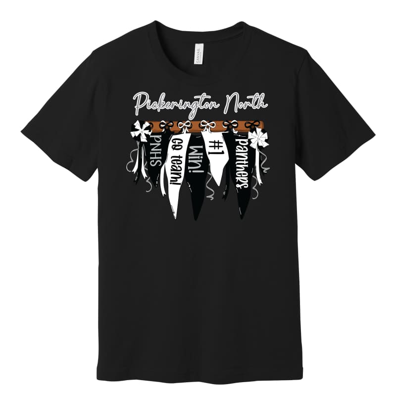 🏈 Pickerington North Panthers Pennant Cheer Tee – Short &