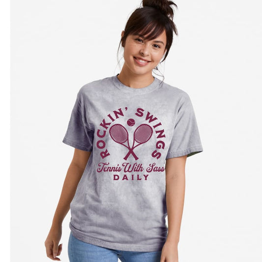 🎾 Rockin’ Swings Tee – Tie‑Dye Edition - Youth Small