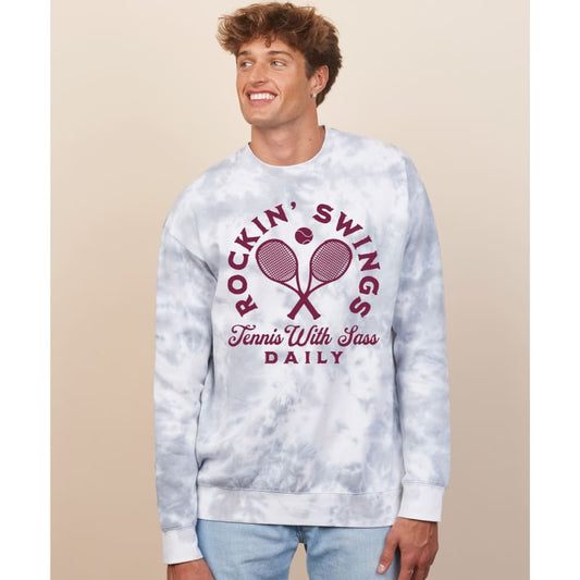 Rockin’ Swings Tie‑Dye Sweatshirt - Youth Small - Clothing