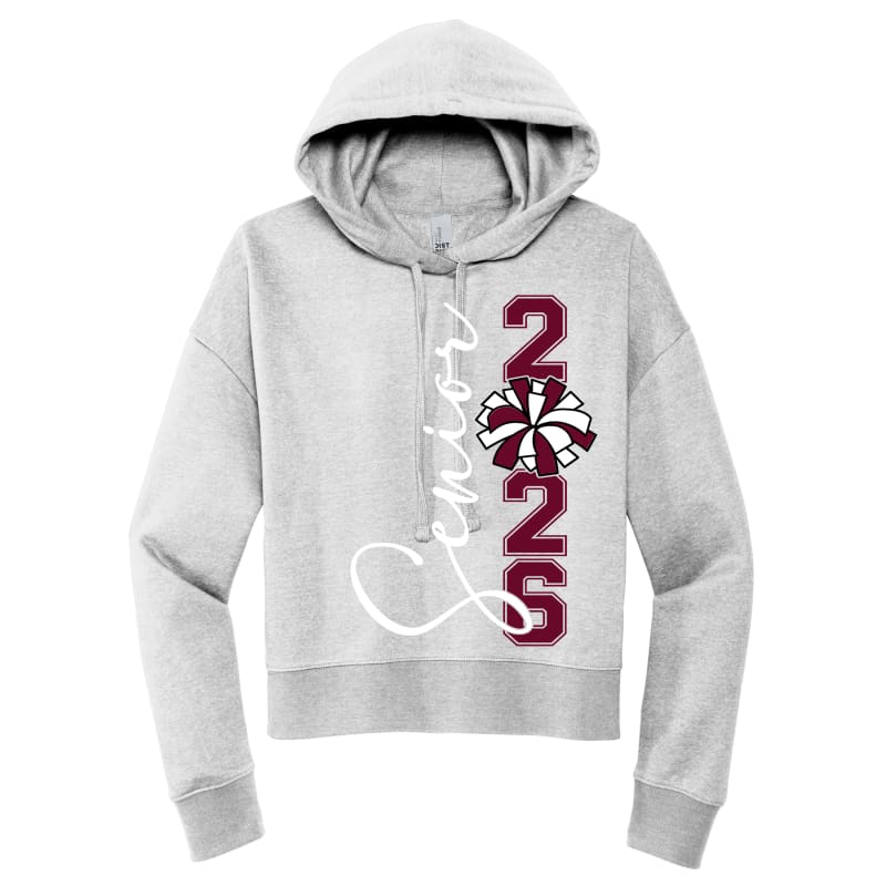 Senior Cheer™ Crop Hoodie – Class of 2026 Soft Fleece