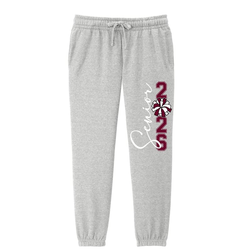 Senior Cheer Jogger Sweatpants – Class of 2026 Fleece