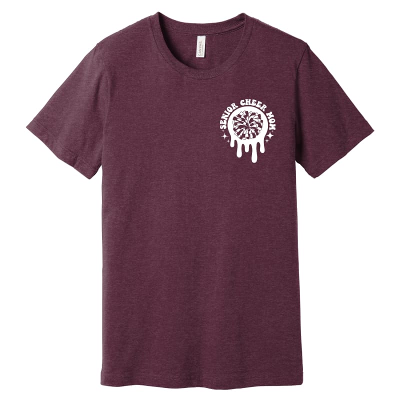 👕 Senior Cheer Mom “The Last Cheer Season” Tee – Grey