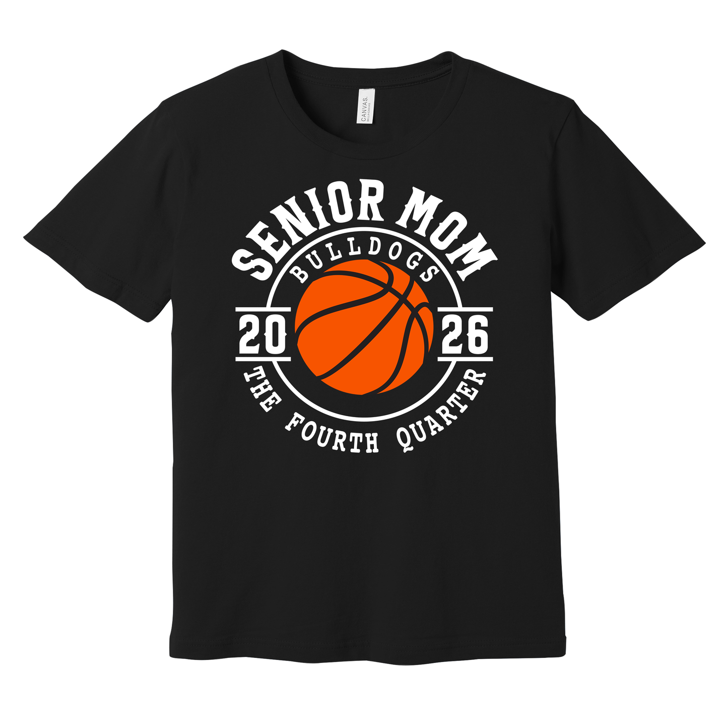Senior Mom Basketball Tee – Sizes S to 2XL