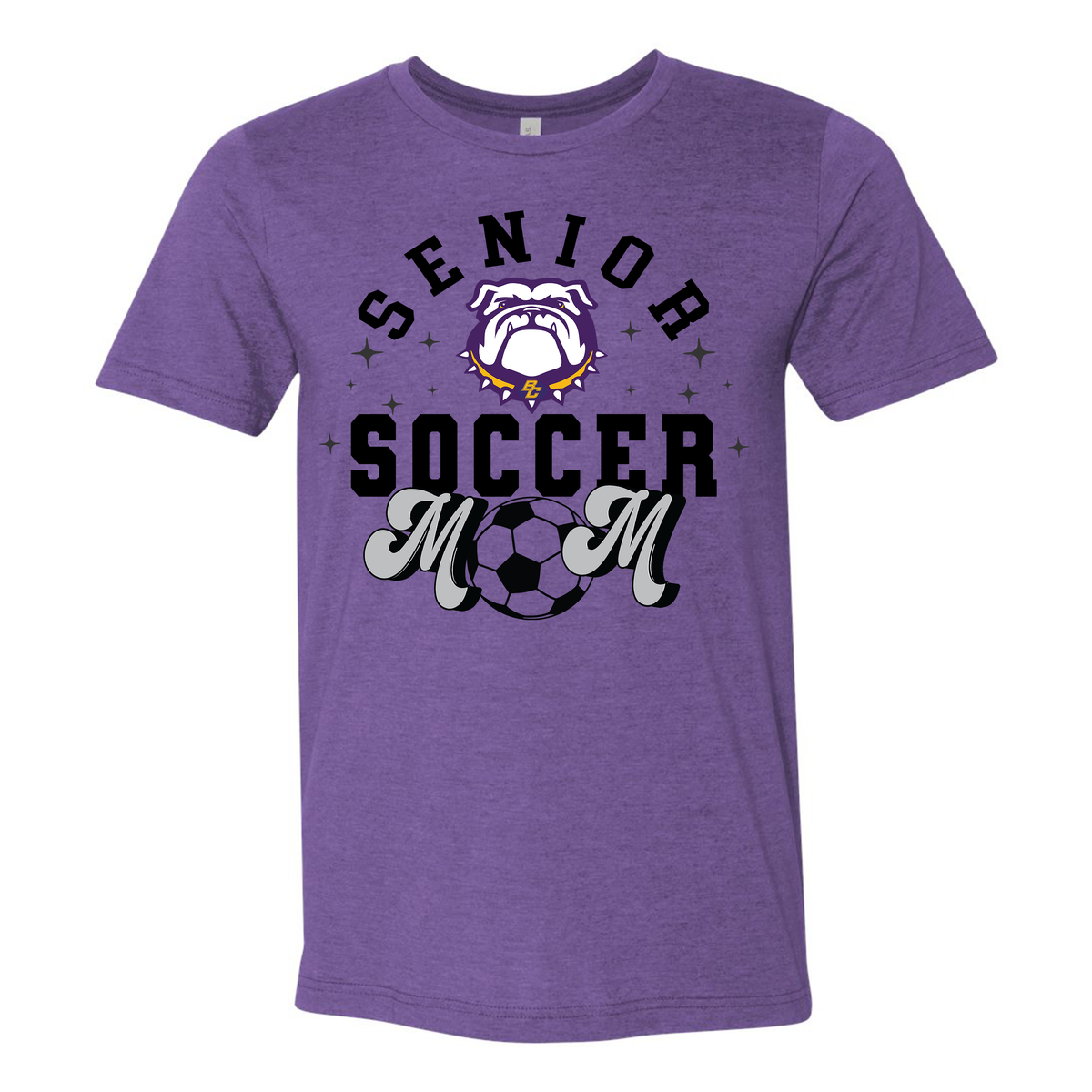 Custom Senior Soccer Mom Bulldogs Tee