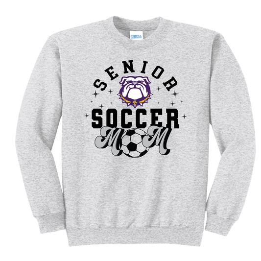 Custom Senior Soccer Mom Bulldogs Sweatshirt – Personalized Crewneck or Hoodie