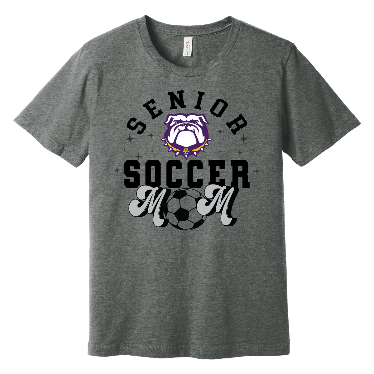 Custom Senior Soccer Mom Bulldogs Tee