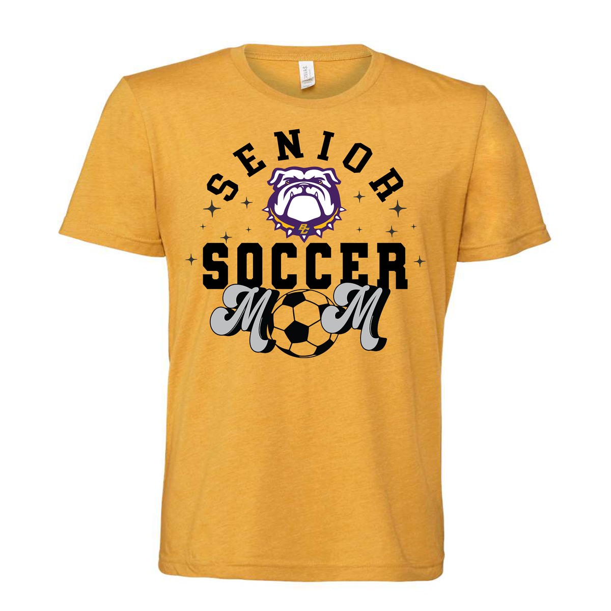 Custom Senior Soccer Mom Bulldogs Tee