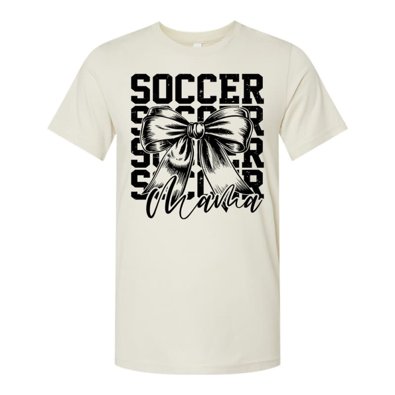 ⚽ Soccer Mama Custom Tee – Cream BELLA + CANVAS Unisex