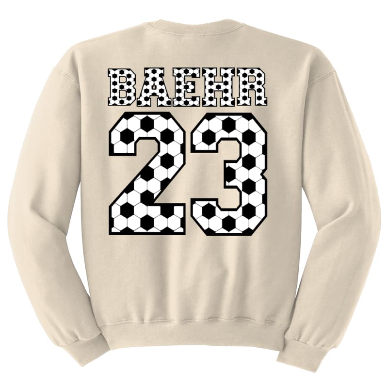 🖤 Soccer Mama Pattern Sweatshirt | Soccer Support