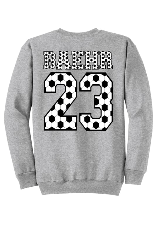 🖤 Soccer Mama Pattern Sweatshirt | Soccer Support
