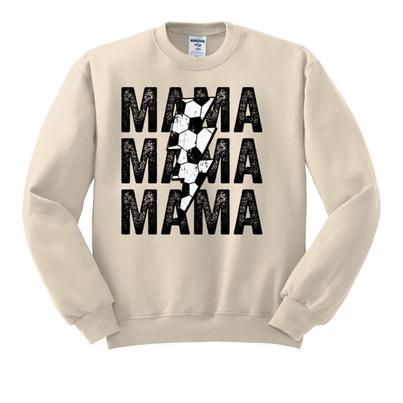 🖤 Soccer Mama Pattern Sweatshirt | Soccer Support