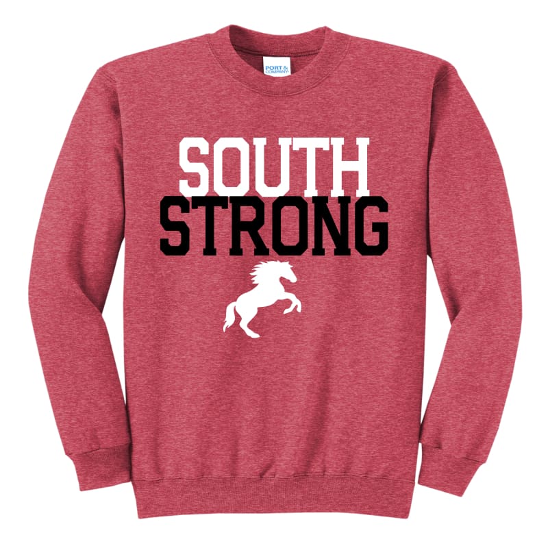 South Strong Groveport Madison Crewneck Sweatshirt - Red
