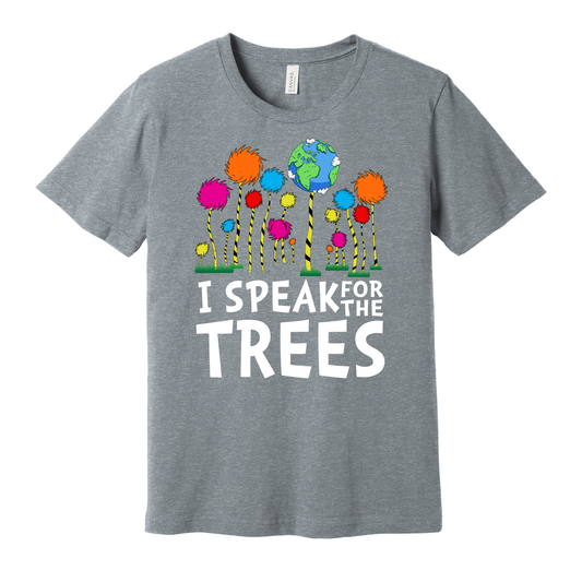 Speak for the Trees Tee – “I Speak for the Trees” Graphic Unisex T‑Shirt (Youth S‑Adult 3XL)