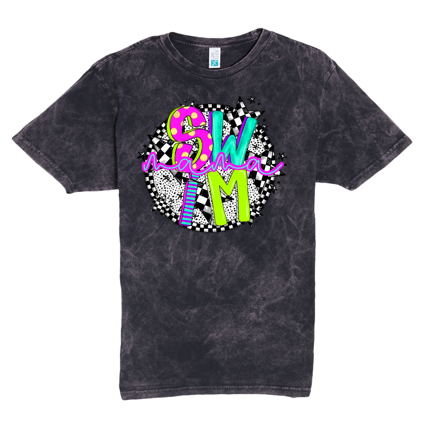 Retro Neon Swim Mama Vintage Collection – Groveport Fighting Fish Spirit Wear
