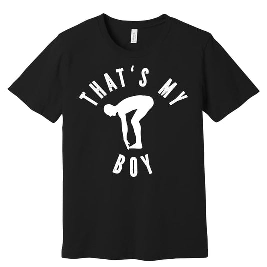That’s My Boy - Personalized Swim Tee - Youth Small / Black